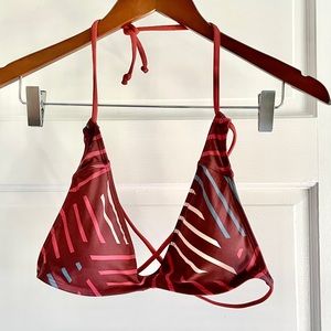 Carve Designs XS Tamarindo Bikini Top Merlot Sol NWOT